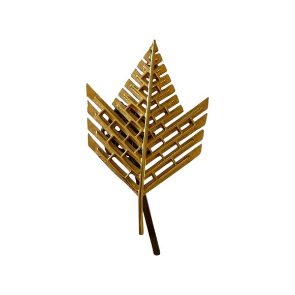 Gold Geometric Moden Hair Pin Art Deco Hair Accessory Clip Bridal Hairpin - Picture 3 of 7